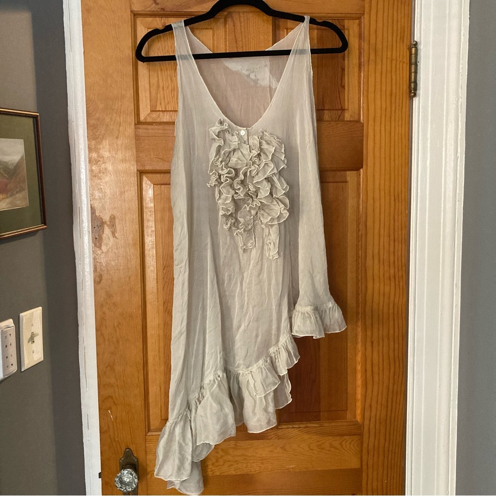 Magnolia Pearl silk layering top